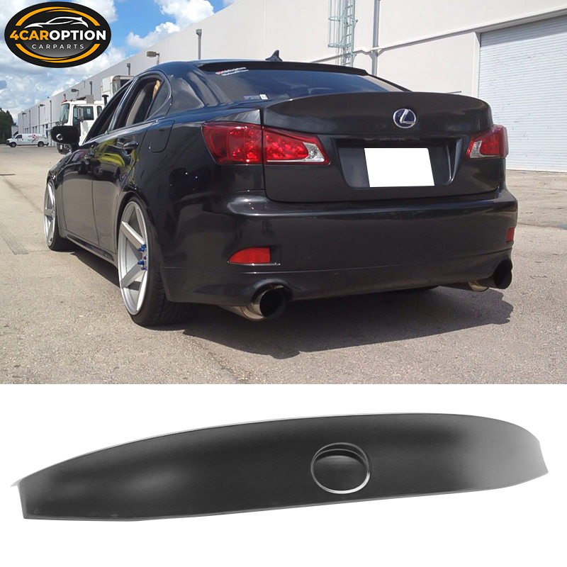 Fits 06-13 Lexus IS250 IS350 ISF Rear Trunk Lip Spoiler Wing ABS