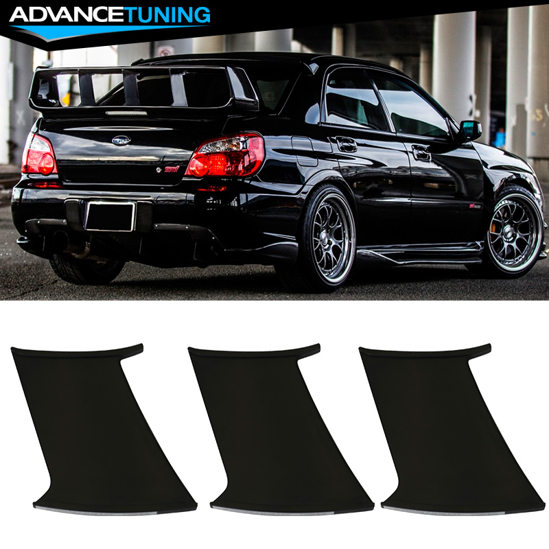 Fits 02-07 Subaru Impreza WRX STI 4DR 3PC Trunk Spoiler Wing