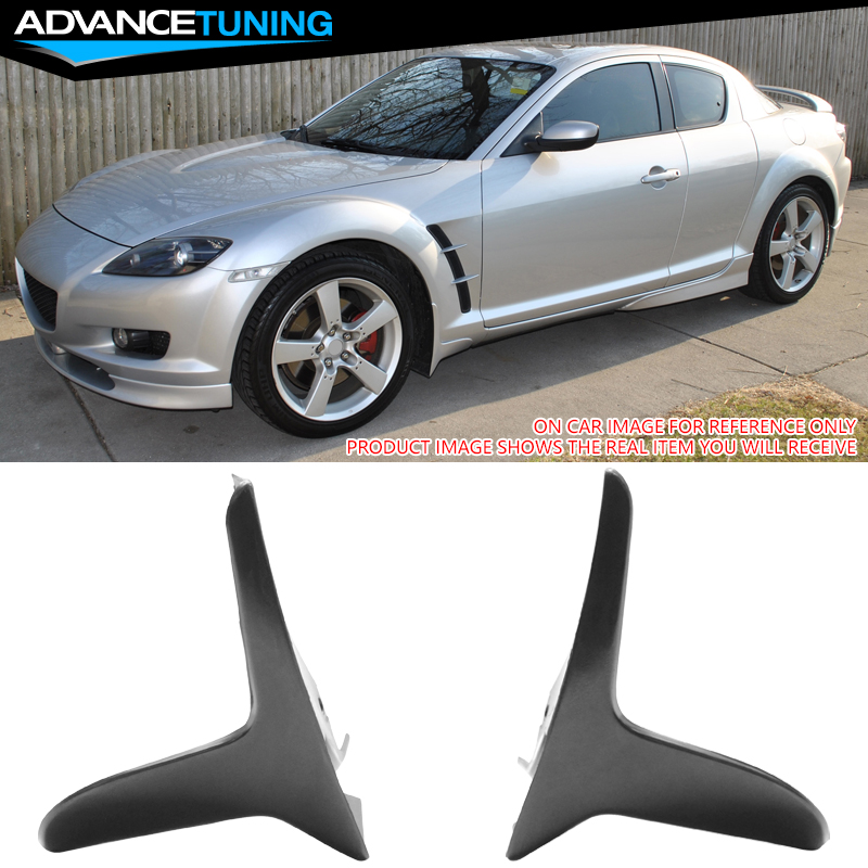For 04-10 Mazda RX-8 Coupe OE Style Side Skirts Rocker Panel +