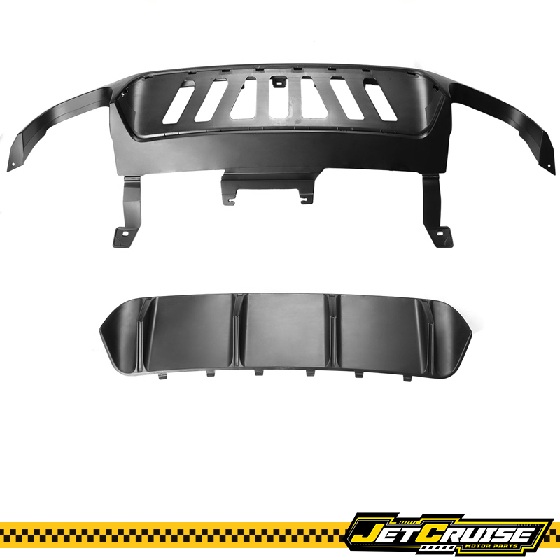 Fits 13-14 Ford Mustang GT500 2Dr Rear Bumper Lip Diffuser Matte