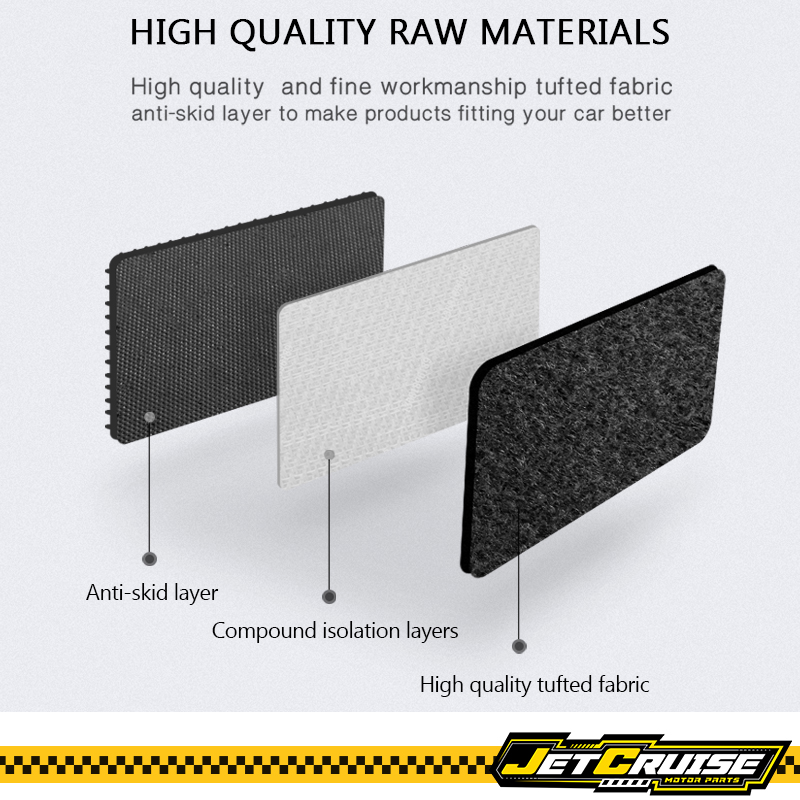 Fits 90-96 Nissan 300ZX Z32 Logo Car Nylon Floor Mats Front Rear