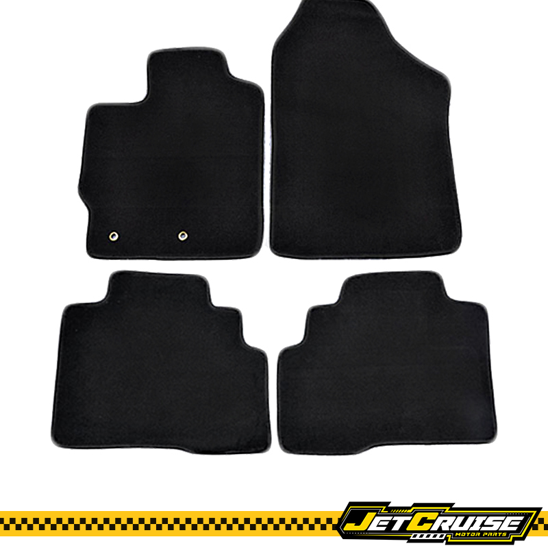 Fits 07-12 Toyota Yaris 4Dr Nylon Car Floor Mats Front & Rear