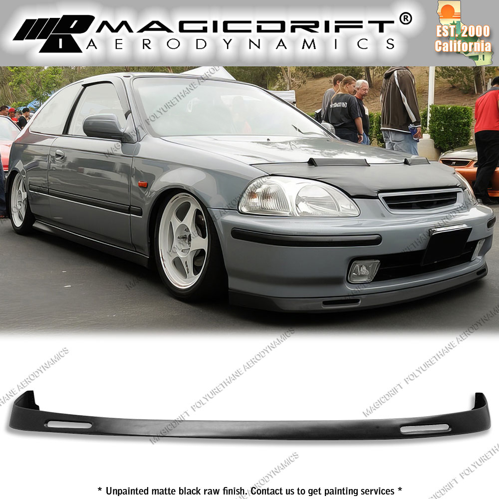 Fit For 96-98 Honda Civic BYS Backyard Style Front Bumper Lip