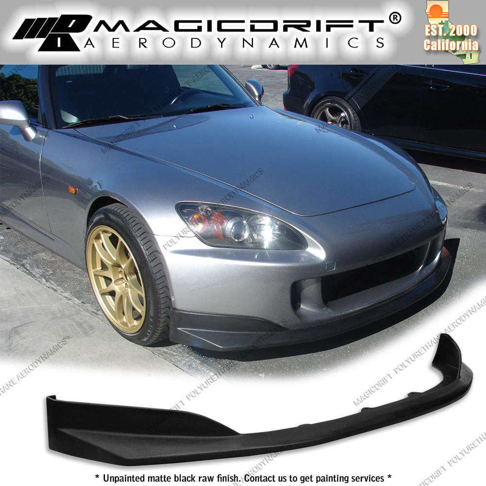 For 04-09 Honda S2000 S2K Front Bumper Chin Spoiler PU Lip AMS