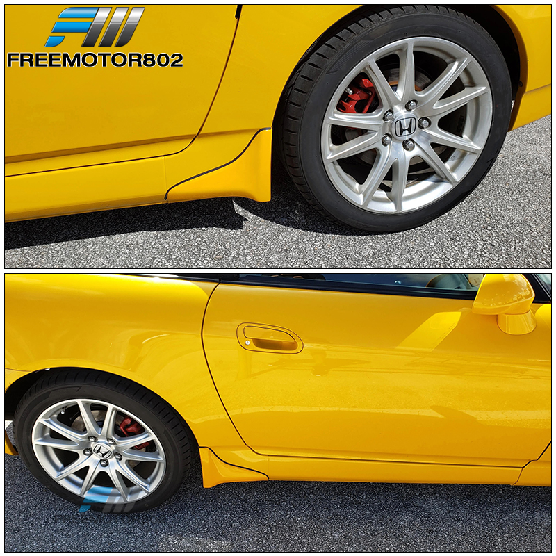 Fit 00-09 Honda S2000 S2K AP1 AP2 PU OE Style Side Skirts Strakes