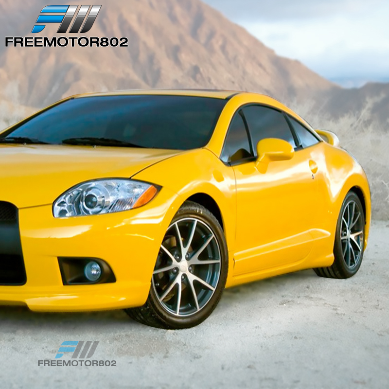 Fits 06-12 Mitsubishi Eclipse OE Style 2PCS Side Skirts