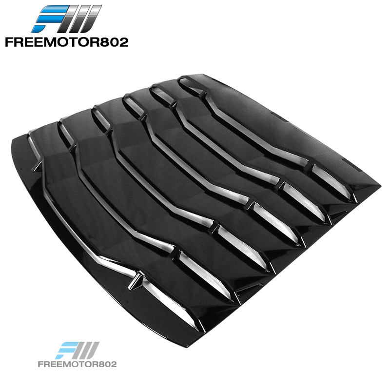Fits 2011-2016 Scion TC Gloss Black Window Windshield Louvers