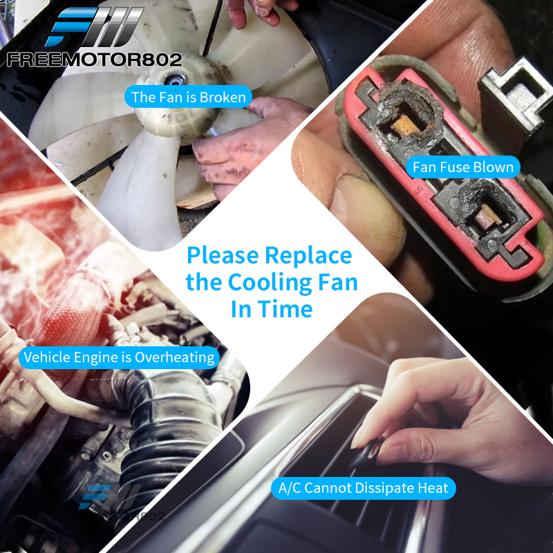 Tong Yang FAN-HN67046A Replacement Radiator/Condenser Cooling Fan Assembly 13- HN GENESIS COUPE '13- L4/2.0 W/Resistor(FAN-HN67046A) Fits 13-14 Hyundai Genesis Coupe 2.0L Radiator Cooling Fan