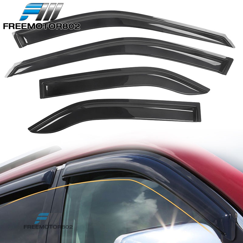 Window Visors Fits 97-01 Mitsubishi Mirage Sedan Rain Guard