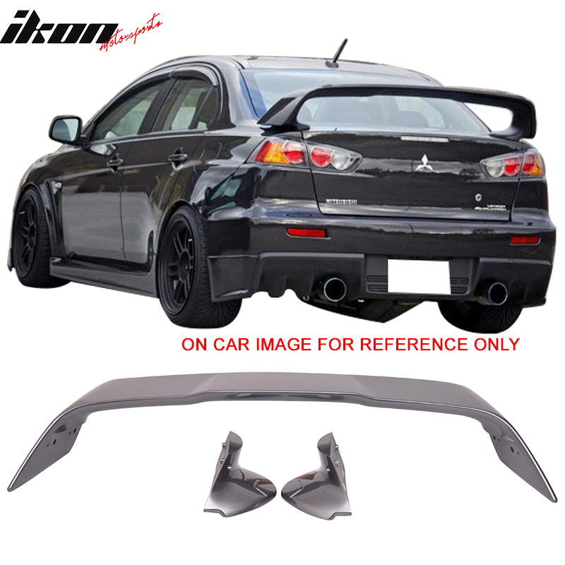 Fits 08-17 Mitsubishi Lancer EVO Style Rear Trunk Spoiler Wing