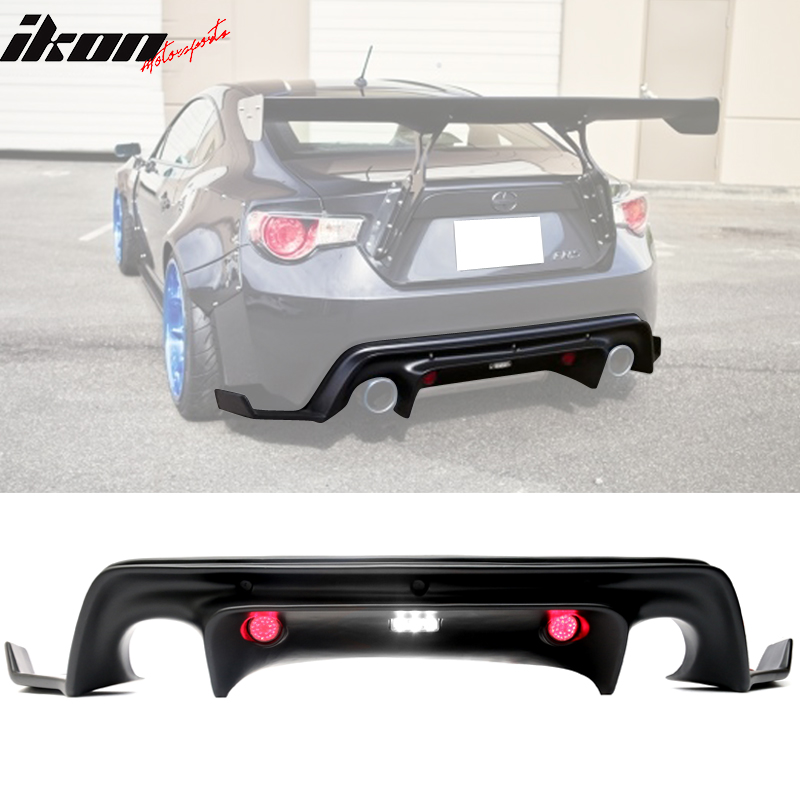 Fits 13-16 Scion FR-S/Toyota 86/13-20 BRZ GR Style Rear Bumper Lip