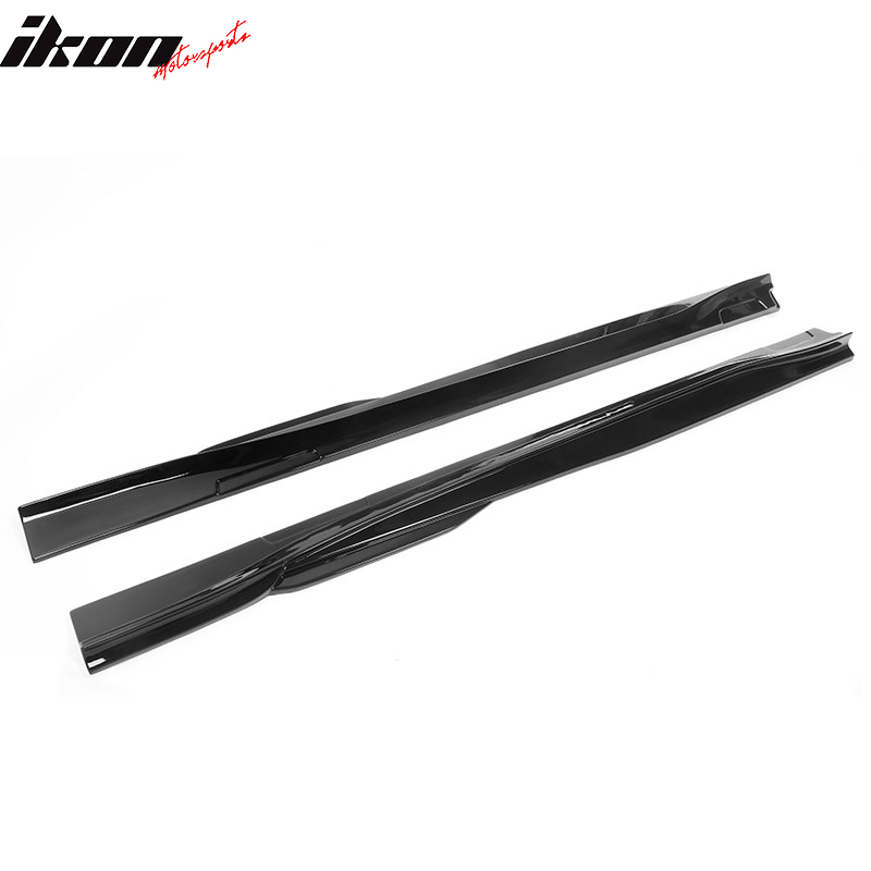 Fits 21-24 Ford Mustang Mach-E Gloss Black Side Skirts