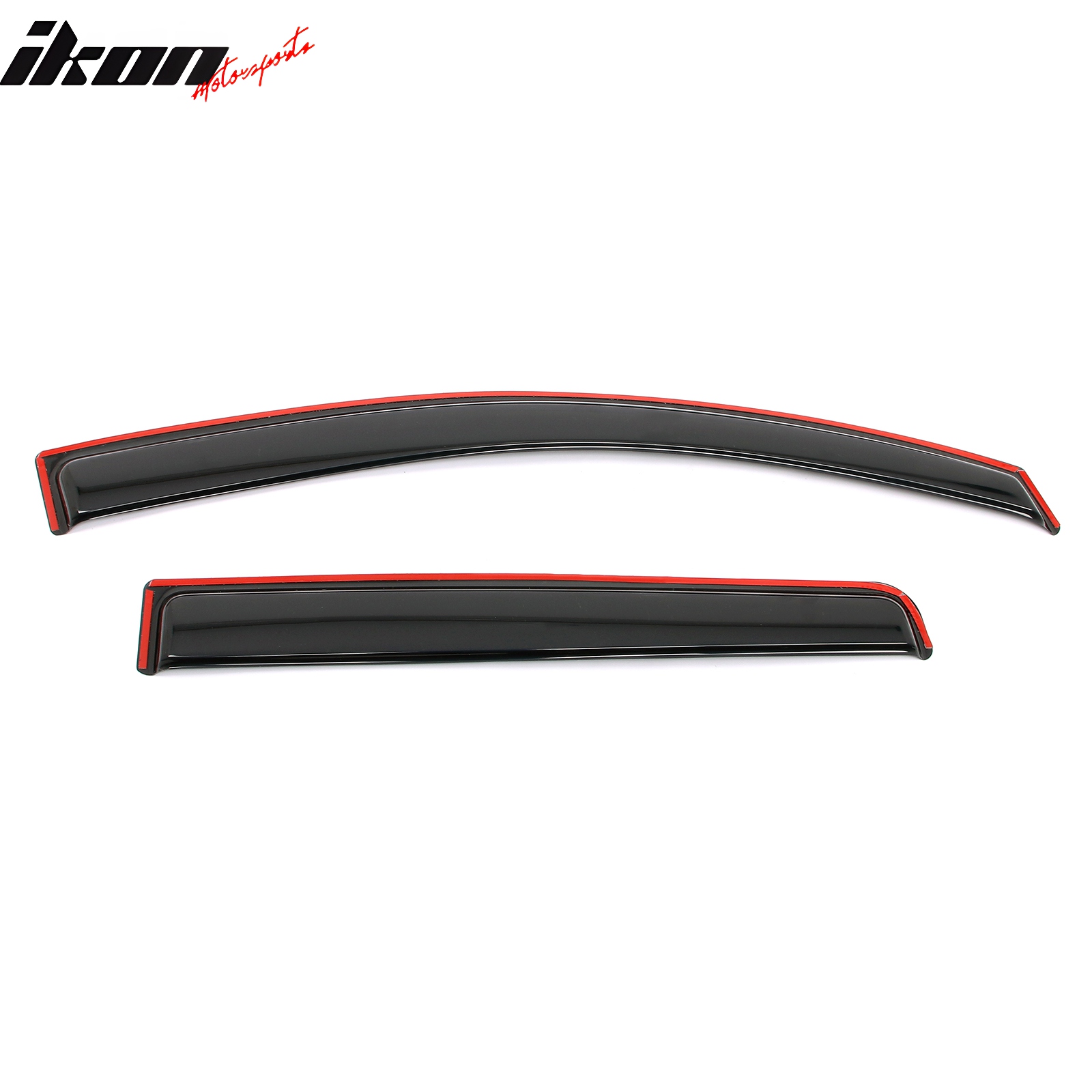 Window Vent Visors Rain Guards Side Window Visor Deflectors For 2023-2025 Chevy Colorado & GMC Canyon Crew Cab - PC Material, Rain & Noise Reduction