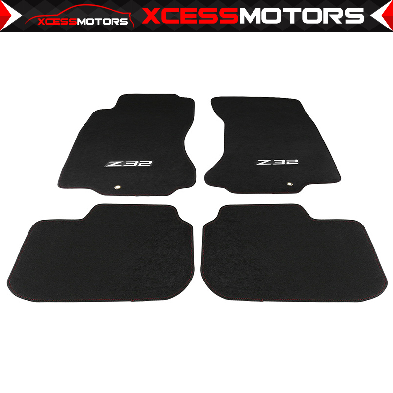 Fits 90-96 Nissan 300ZX Front & Rear Floor Mats Carpets OE Fitment