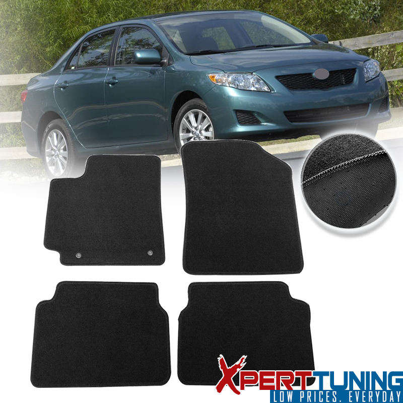 Fits Toyota Corolla Floor Mats Carpet Front & Rear Full Set with Optional Colors - Picture 5 of 11