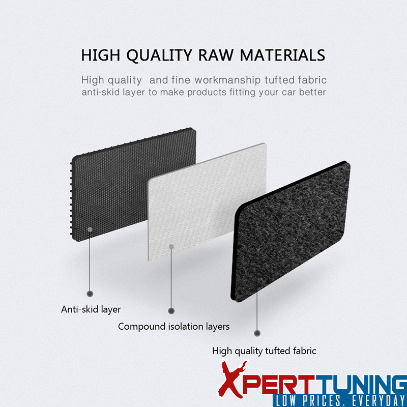 Fits Toyota Corolla Floor Mats Carpet Front & Rear Full Set with Optional Colors - Picture 8 of 11