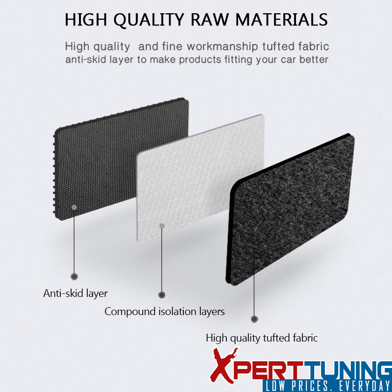Fits Toyota Corolla Floor Mats Carpet Front & Rear Full Set with Optional Colors - Picture 11 of 11